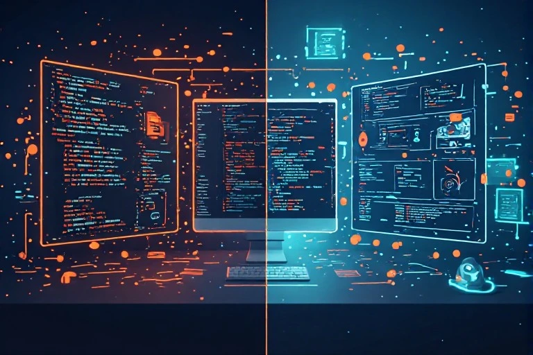 Comparison between Laravel and MERN Stack for modern business website development